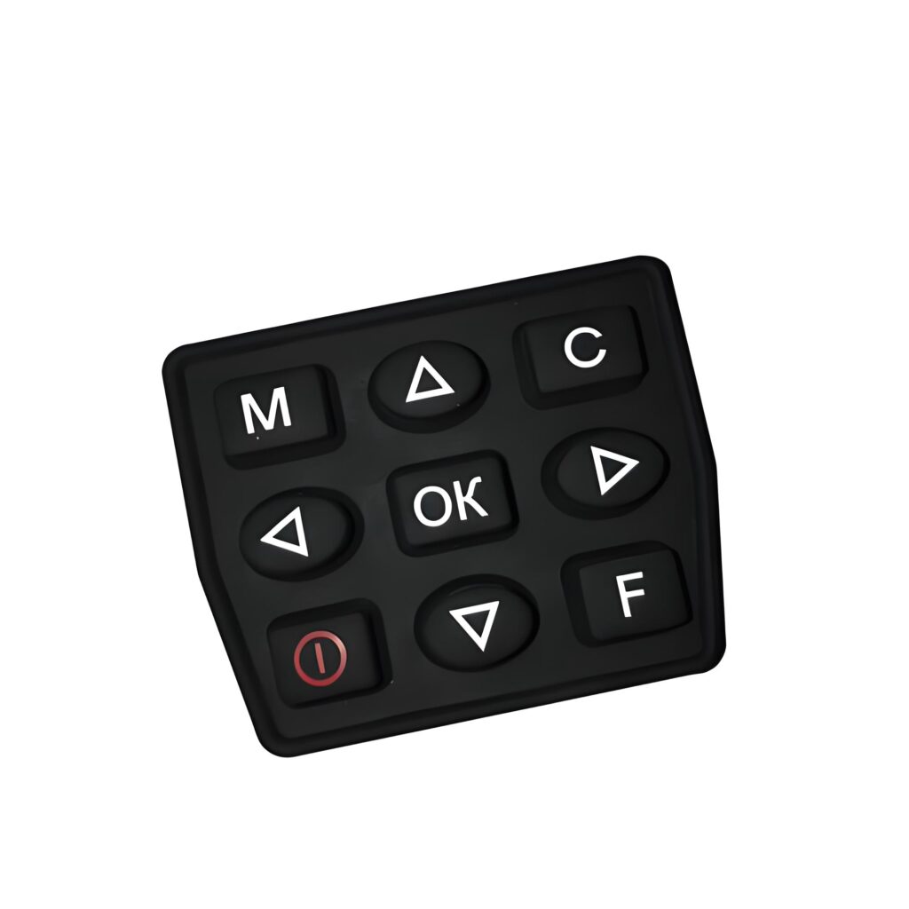 What is a silicone rubber keypad?