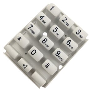 What is a silicone rubber keypad?